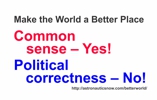 yes-to-commons-sense sticker for rocket scientists