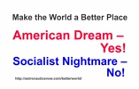 American dream sticker for rocket scientists